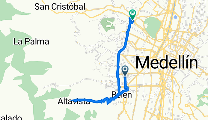 De Calle 32E 78-07, Medellín a Carrera 78B 5737, Medellín