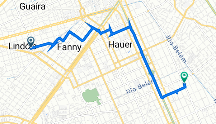 Rua Camilo Castelo Branco 578 to Rua das Carmelitas 1569