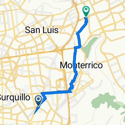 De Calle Taffur 133, Santiago de Surco a Avenida Separadora Industrial 3390, La Molina