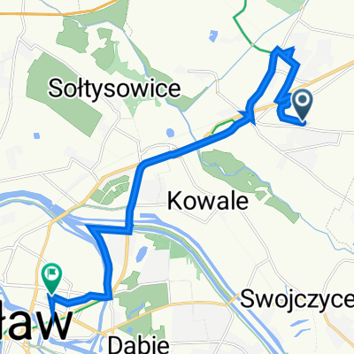 Kiełczowska 56a, Wrocław do Grunwaldzka 5, Wrocław