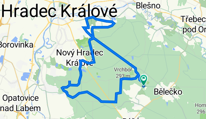 Středně náročná trasa