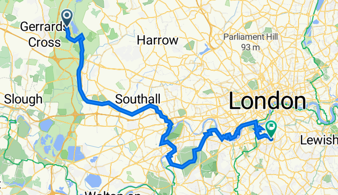 Uxbridge, Denham to Mordaunt Street 49