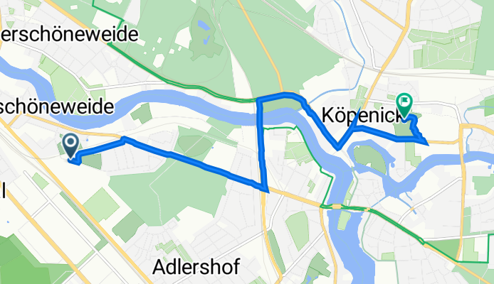 Hartriegelstraße 130C, Berlin to Friedrichshagener Straße 38, Berlin