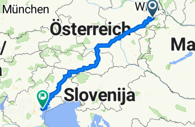 Route in der Bikemap App öffnen