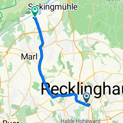 Sportliche Route