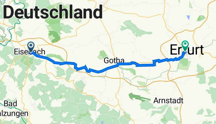 eisenach nach erfurter dom