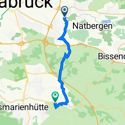 Sandforter Straße 120, Osnabrück nach Zum Stollen 3, Georgsmarienhütte