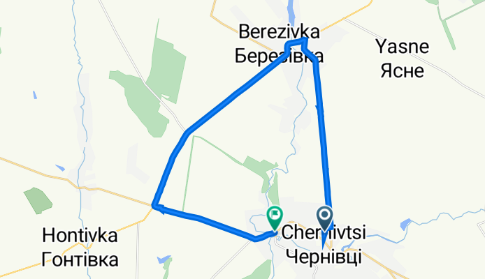 G4VF+2Q, Чернівці to Т0220, Чернівці