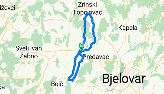 Ulica Alojzija Stepinca 15, Rovišće to Ulica Alojzija Stepinca 15, Rovišće