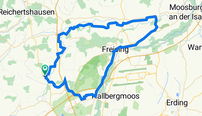 Freisinger Straße 22, Fahrenzhausen nach Freisinger Straße 35, Fahrenzhausen