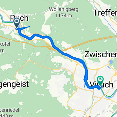Gummerner Straße to Bahnhofstraße 5, Villach