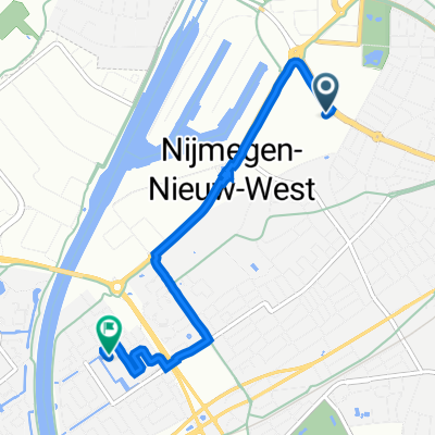 Industrieweg 101, Nijmegen to Albanystraat 5, Nijmegen