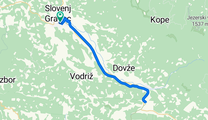 Tomšičeva ulica 30 to Tomšičeva ulica 30