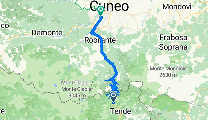 track Tende Pass 51Km