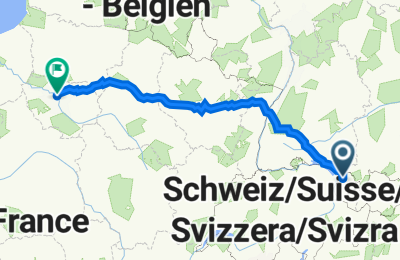 Route in der Bikemap App öffnen