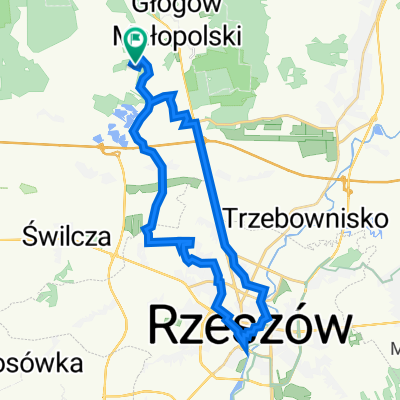 Zabajka- strefa Dworzysko- rynek Rzeszów- Zabajka