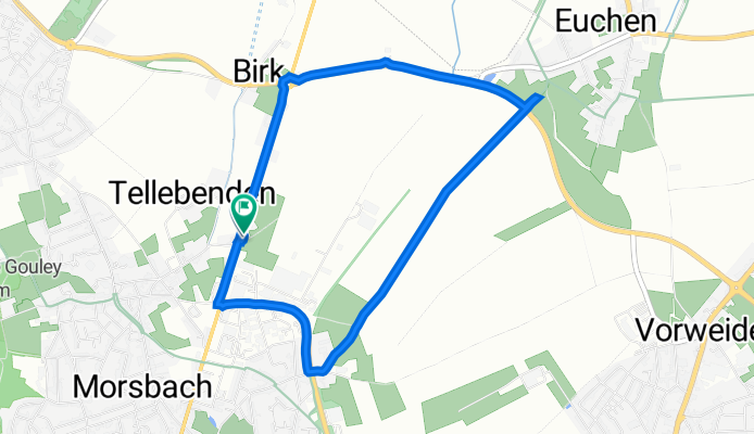 B57 77, Würselen nach Krefelder Straße 52, Würselen