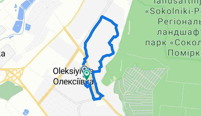 От проспект Людвіга Свободи 37г, Харків до просп. Людвіга Свободи 35, Харків