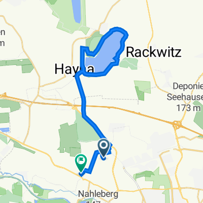 Am Alten Flugfeld 88, Leipzig nach Pater-Gordian-Straße 60, Leipzig