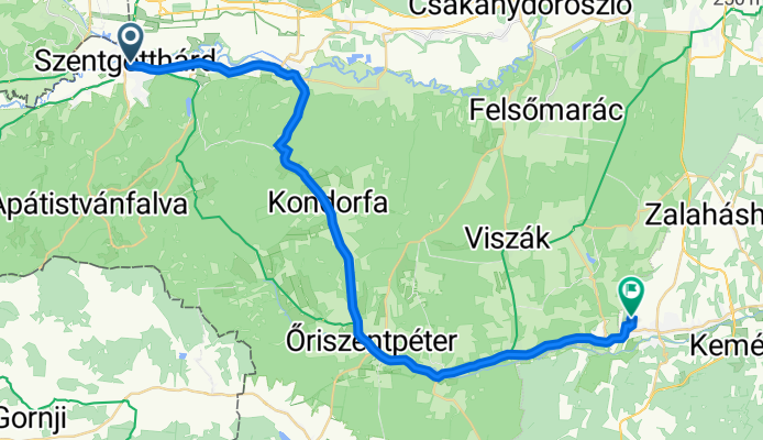 Kossuth Lajos utca 29/B, Szentgotthárd - Borostyán utca 22, Zalalövő