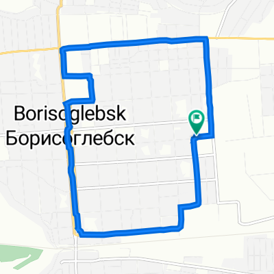 От Третьяковская улица 53/54, Борисоглебск до Третьяковская улица 53/54, Борисоглебск
