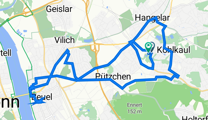 Bonn Finkenweg nach Finkenweg 31, Bonn