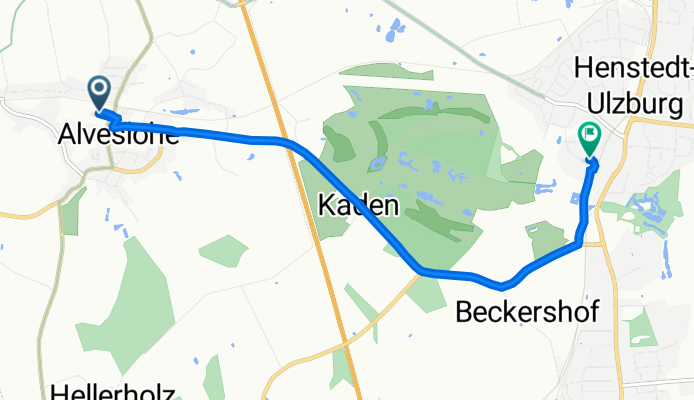 K104 4, Alveslohe nach Neubrandenburger Straße 58, Henstedt-Ulzburg