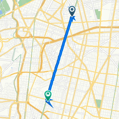 De Aguascalientes 127, Ciudad de México a Oso 127, Ciudad de México