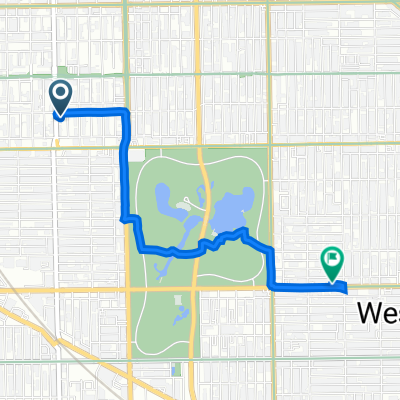 1651 N Kimball Ave, Chicago to 2618 W Division St, Chicago