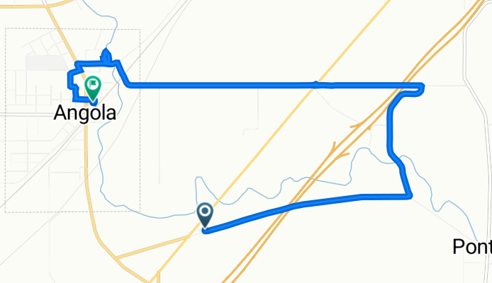 Pontiac Road 1348, Angola to Center Street 14, Angola