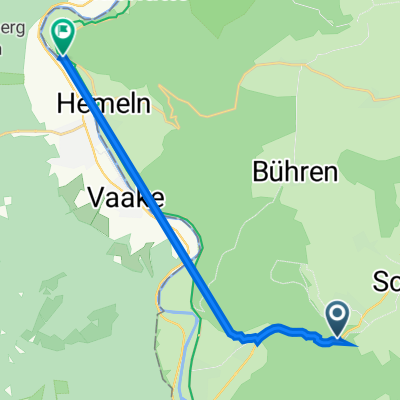 B3, Hann. Münden nach Die Klappe 49, Hann. Münden