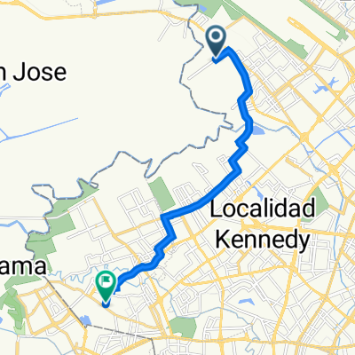 De Carrera 123 15a-25, Bogotá a Calle 73 Sur 80i-08, Bogotá