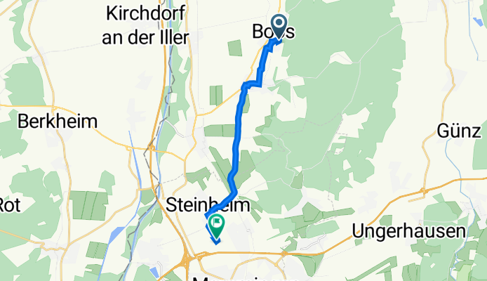 Eichbergstraße 22, Boos nach Fraunhoferstraße 10, Memmingen