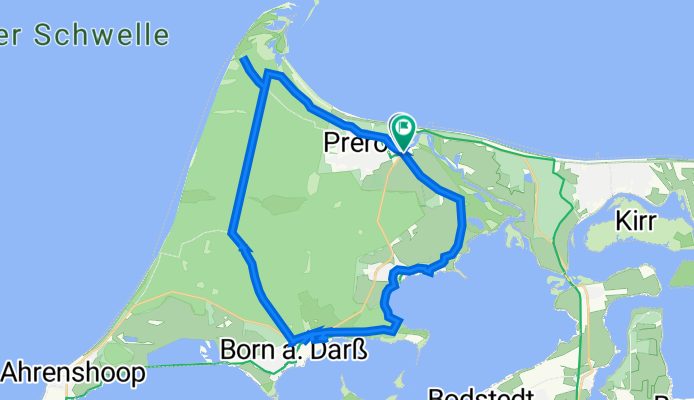 Krabbenort 10, Prerow nach Alte Straße 2A, Prerow