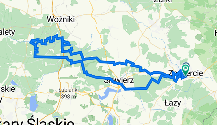Jana Kasprowicza 9, Zawiercie do Ignacego Daszyńskiego 8A, Zawiercie