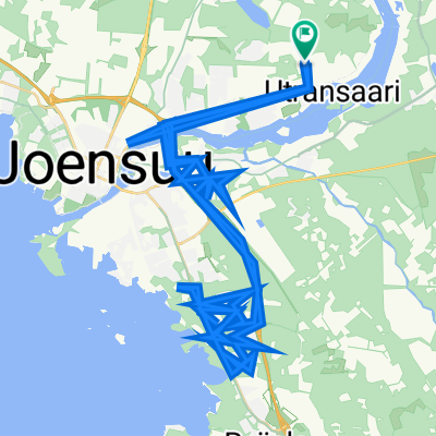 От Myllytie 1, Joensuu до Myllytie 3 A, Joensuu