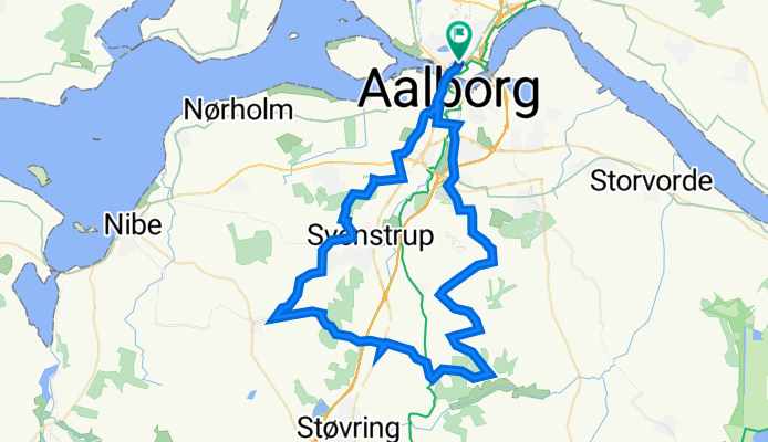 Ane Dams Gade 58, Nørresundby to Niels Lykkes Gade 26, Nørresundby