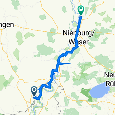 Großenheerser Mühle 4, Petershagen nach Dorfstraße 18, Rohrsen