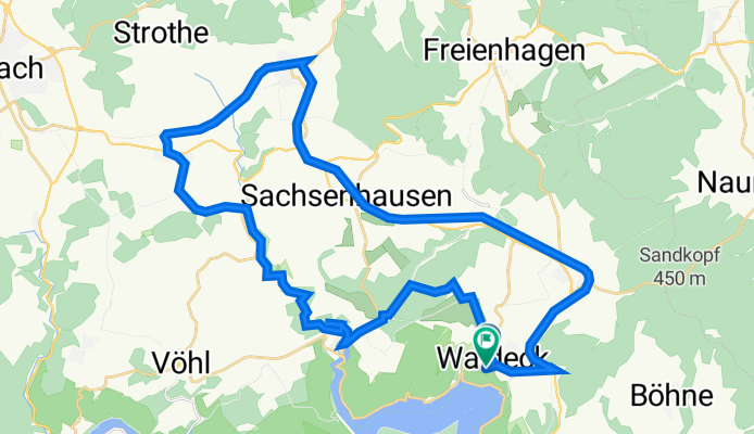 Bahntrassenweg ab Hotel 40 km/420 hm