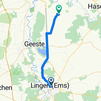 Burgstraße 21B, Lingen (Ems) nach Teglinger Hauptstraße 18, Meppen