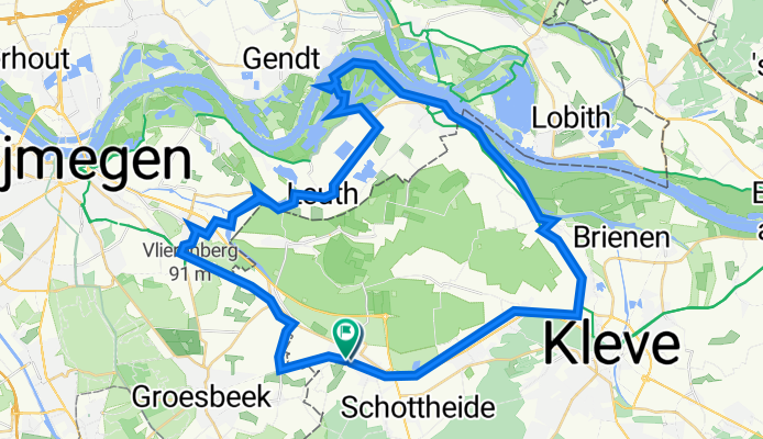 Radtour rund um Kranenburg