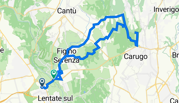 Via Alvaro Casartelli 5, Lentate sul Seveso a Via Roma 1, Carimate
