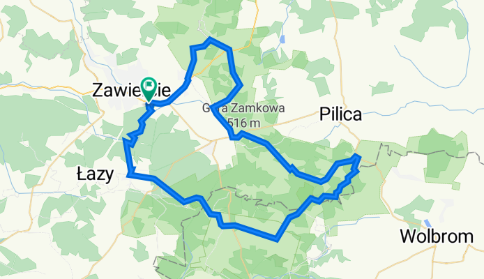 Lipowa 13, Zawiercie do Lipowa 13, Zawiercie