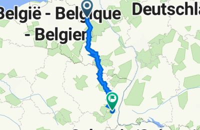 Route in der Bikemap App öffnen