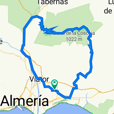 Venta Gaspar - Miniholliwood - Puntal - Colativí - Estación Mañicas - La Viñica - Alquián - Venta Gaspar