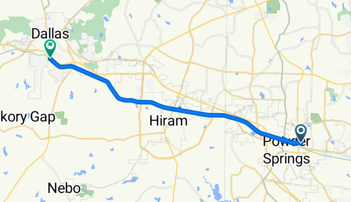3719 New MacLand Rd, Powder Springs to Silver Comet Trail, Dallas