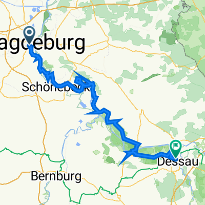 Elberadweg Magdeburg - Dessau