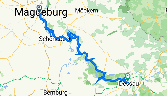 Elberadweg Magdeburg - Dessau