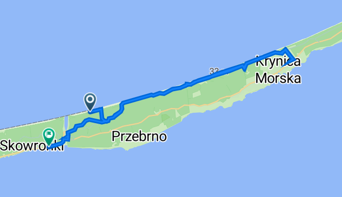 Kąty Rybackie do Droga Wojewódzka 501, Kąty Rybackie