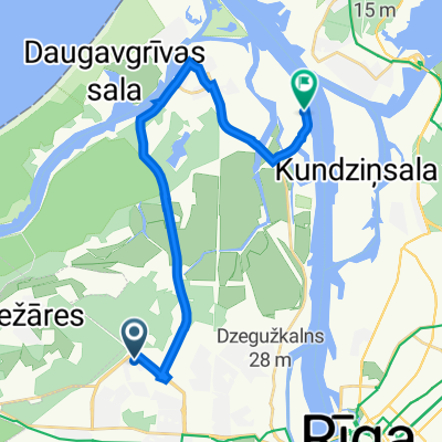 Imanta, Riga to Zilā iela 22, Riga